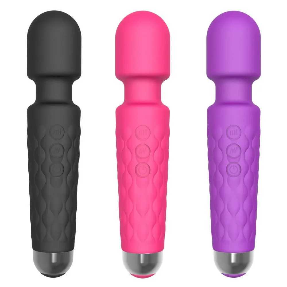 20-Frequency Strong Vibration Stick Female Sex Rider AV Vibrator Masturbation Massage Stick Sex Adult Sex ProductsXJ250218