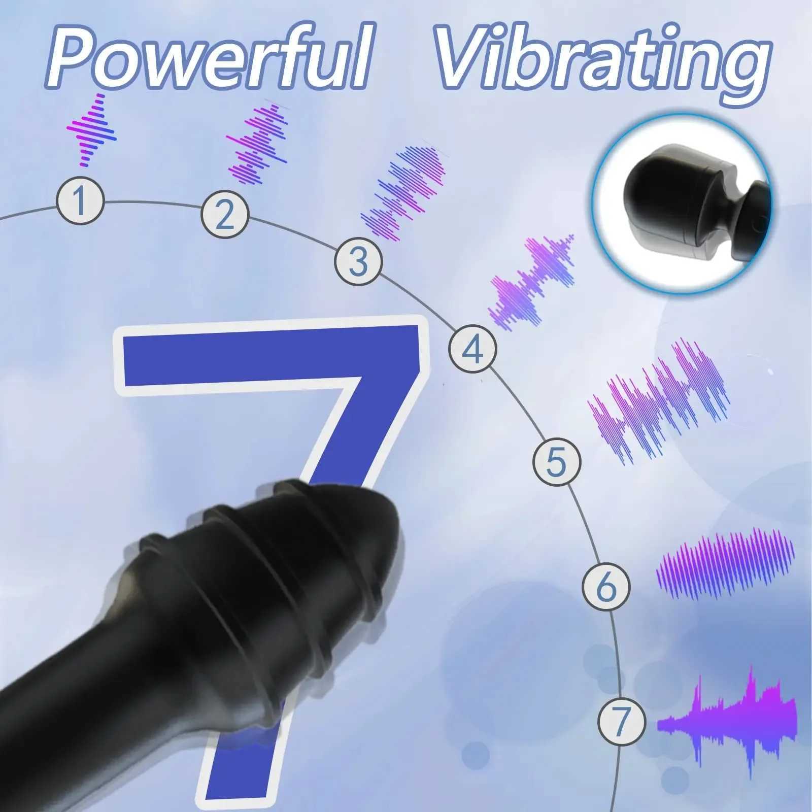 Magic Wand Vibrator Big Dildo G Spot Clitoris Vagina Massager AV Stick Female Masturbator Heated Adult Sex Toys for Women CoupleXJ250218