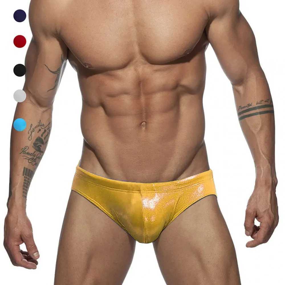 Shiny and sexy mens Speedos fitness and beauty trend shining beach Speedos M250218
