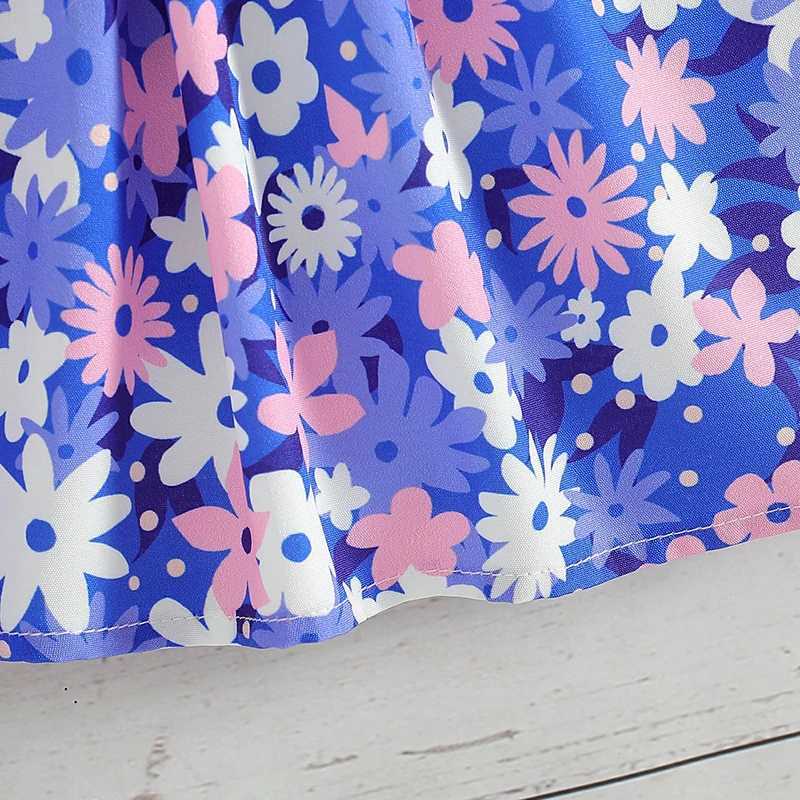 Childrens summer clothing set 2-5 years fashion vest and floral bodysuit 2 pieces girls clothing childrens pendant top W250218