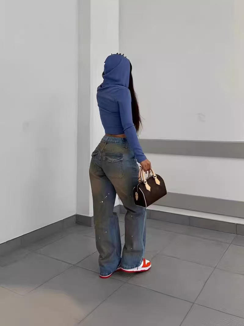 Designer pants loose casual jeans plus size slacks jeans new pants