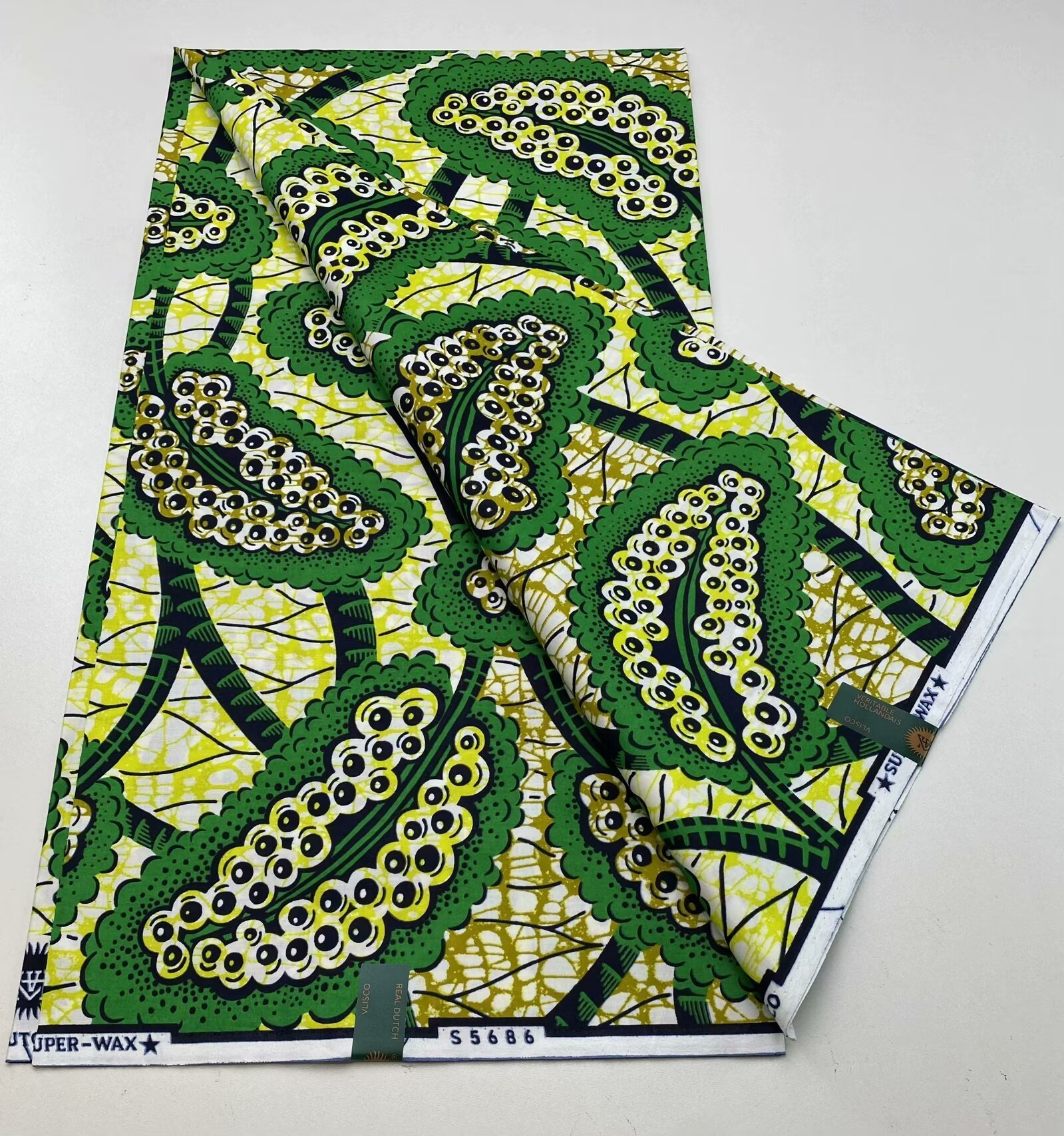 African Prints 100% genuine wax Nigerian DIY textiles Ankara batik fabric sewing fabric block printing Dutch batik high-quality 240530