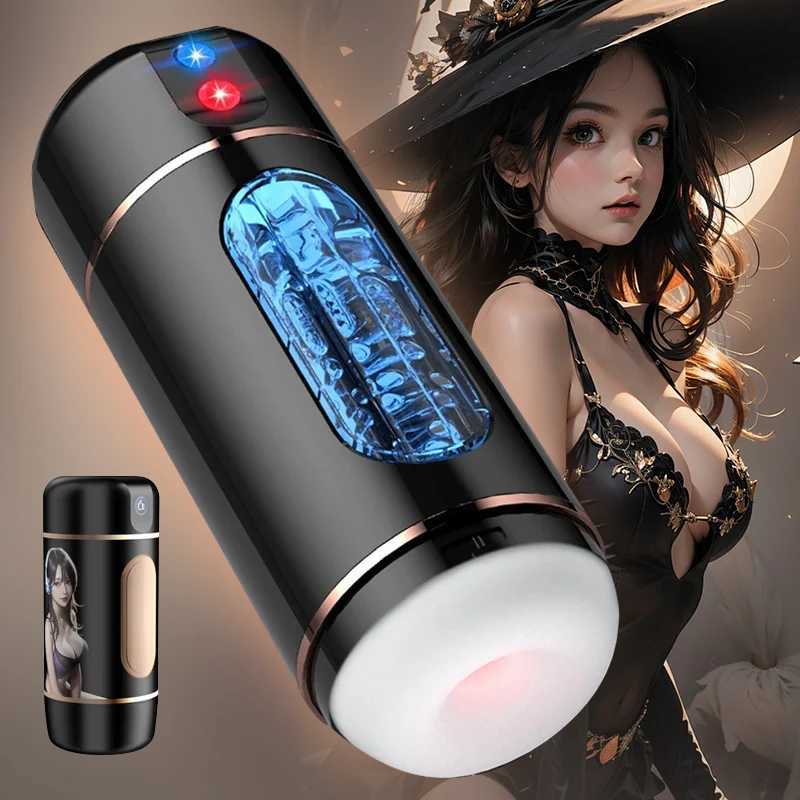 Men Masturbator Cup Manual /Automic Sucking Male Masturbator Vibration Blowjob Machine Sex Machine Penis Oral Machine W250218