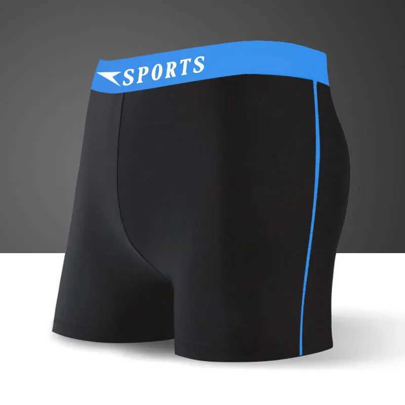 Swimwear Mens Breathable Swimsuits Man Swimming trunks Boxer Briefs Swim Suits Beach Shorts New M250218