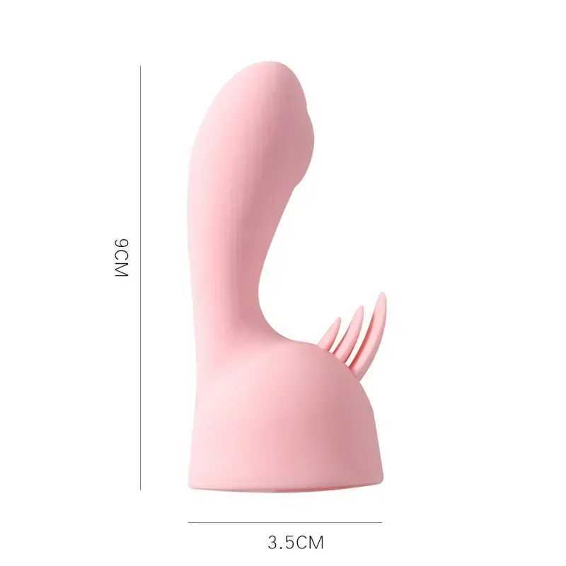 AV Vibrator Accessories Finger Shower Head Silicone Cover Female Masturbation Adult Sex ToyXJ250218