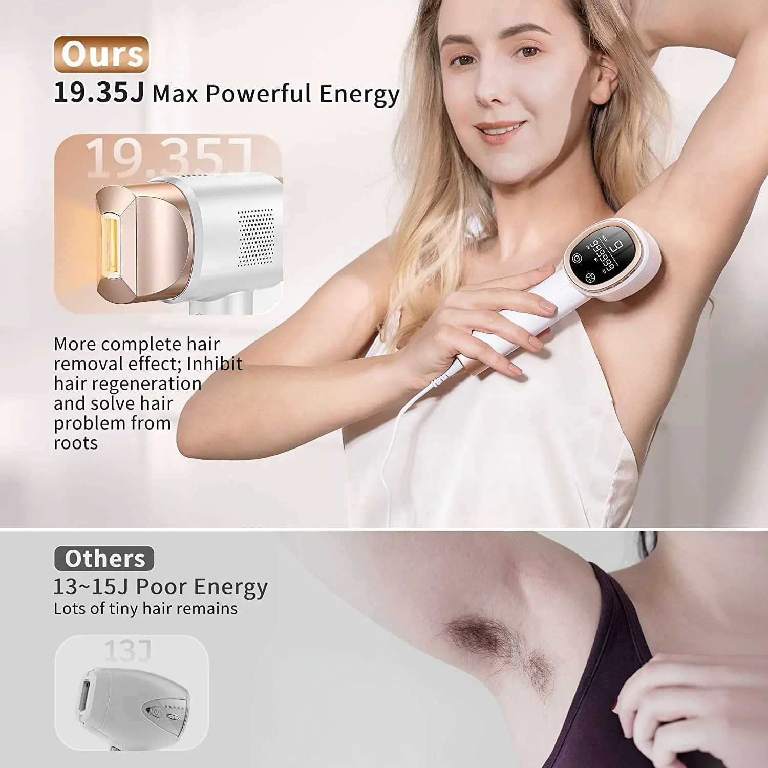 IPL laser hair removal permanent home hair removal device for women and men 999999 full body hair removal Z250218