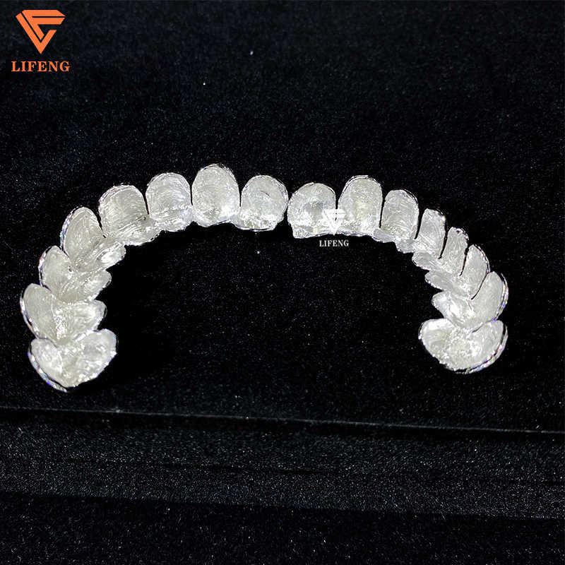 8 on 8 Custom Honeycomb 925 Sterling Silver Grillz for Teeth Moissanite Diamond Teeth Grillz Hip Hop Jewelry Men Grillz