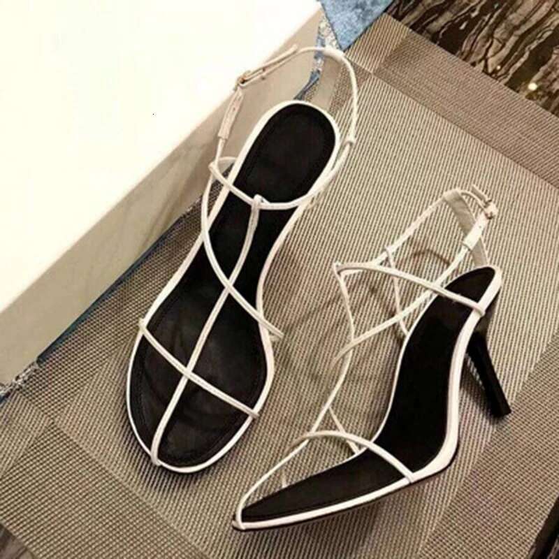 Hollow High Heels Sandals Open Toe Narrow Band Gladiator Women Summer Fashion Ladies Shoes Sandalias Mujer Verano