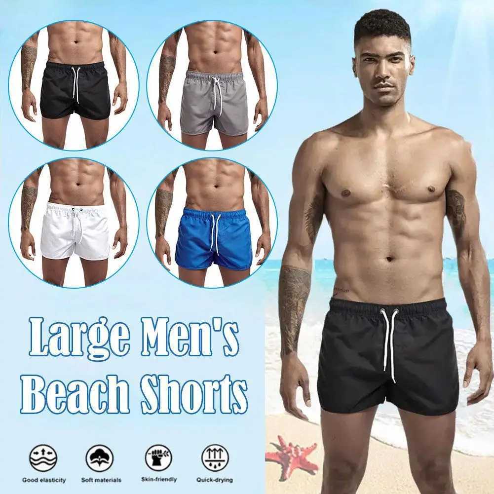 Super sized beach shorts quick drying mens surfboard underwear summer color swimsuit mens swimsuit M250218