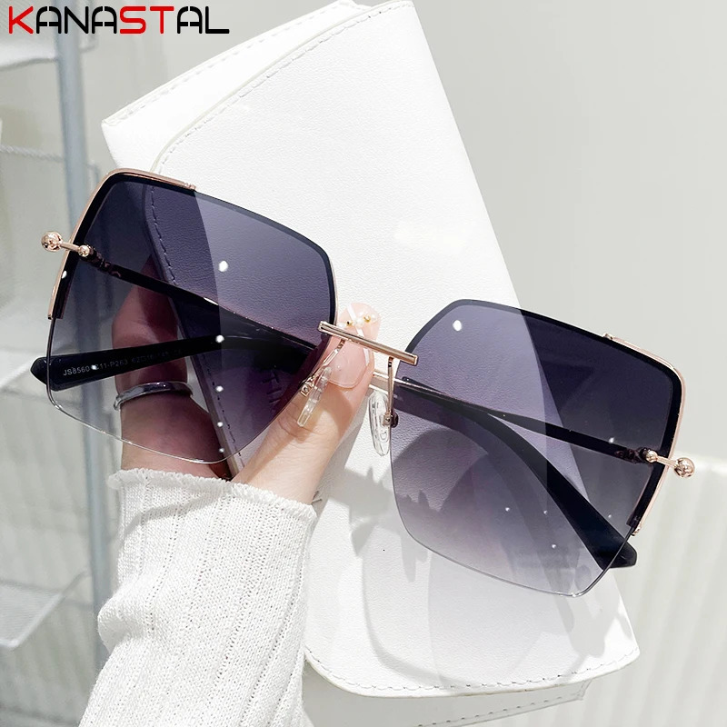 Women UV400 Sunglasses Men Nylon Sun Glasses Oversize Metal Eyeglasses Frame Beach Bike Party Travel Anti Shade Eyewear 250214
