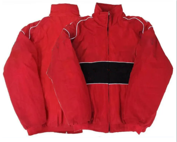 2025 New Racing Jacket Fully Embroidered Team Workwear Same Customisation