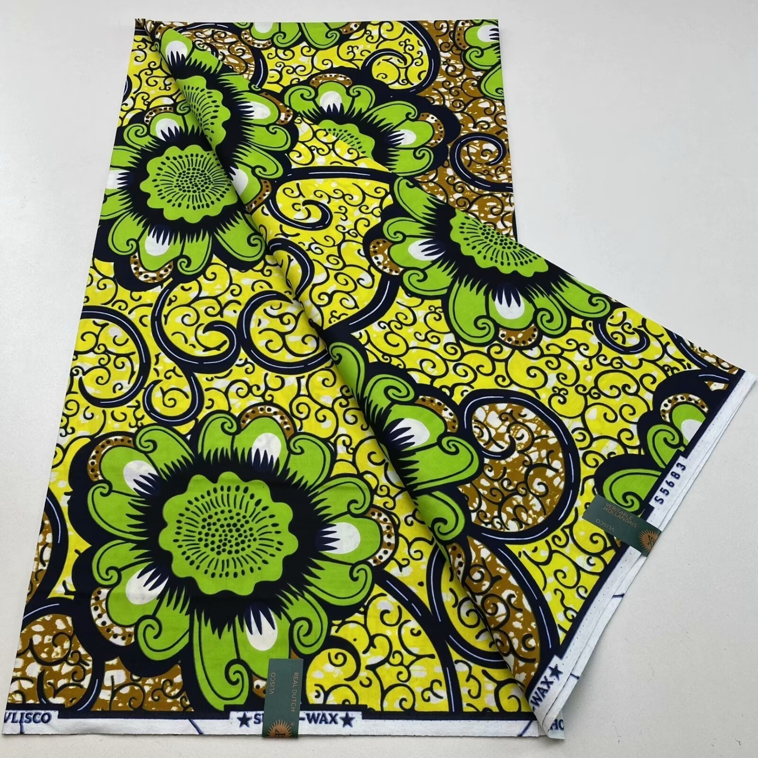 African Prints 100% genuine wax Nigerian DIY textiles Ankara batik fabric sewing fabric block printing Dutch batik high-quality 240530