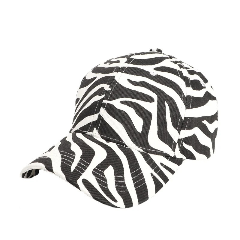 Unisex Leopard Print Zebra Print Baseball Cap Hip Hop Cap Mens Womens Animal Print Sun Hat Adjustable Cap Gorras 250218