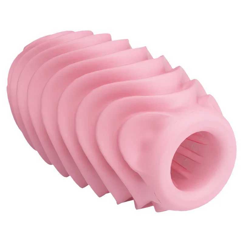 Pocket Pussy Male Sex Toys Masturbator For Men Blow Job Soft Stick Masturbation Cup Small Sex Egg Double Face Usable Solo Play W250218