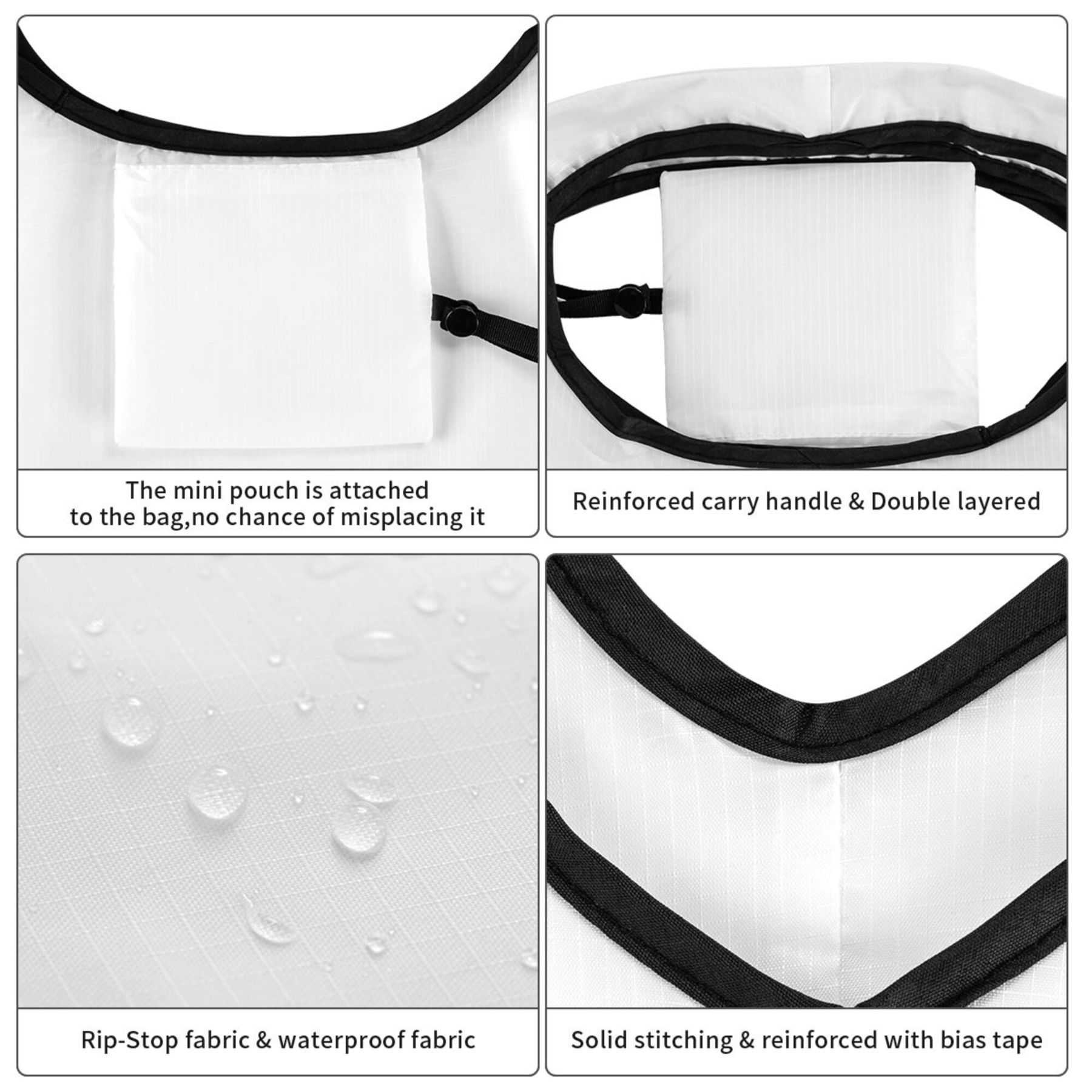 NXY Foldable Handbags Designer Shopping Bags Reusable Tote Recycle Storage Designer Handbag