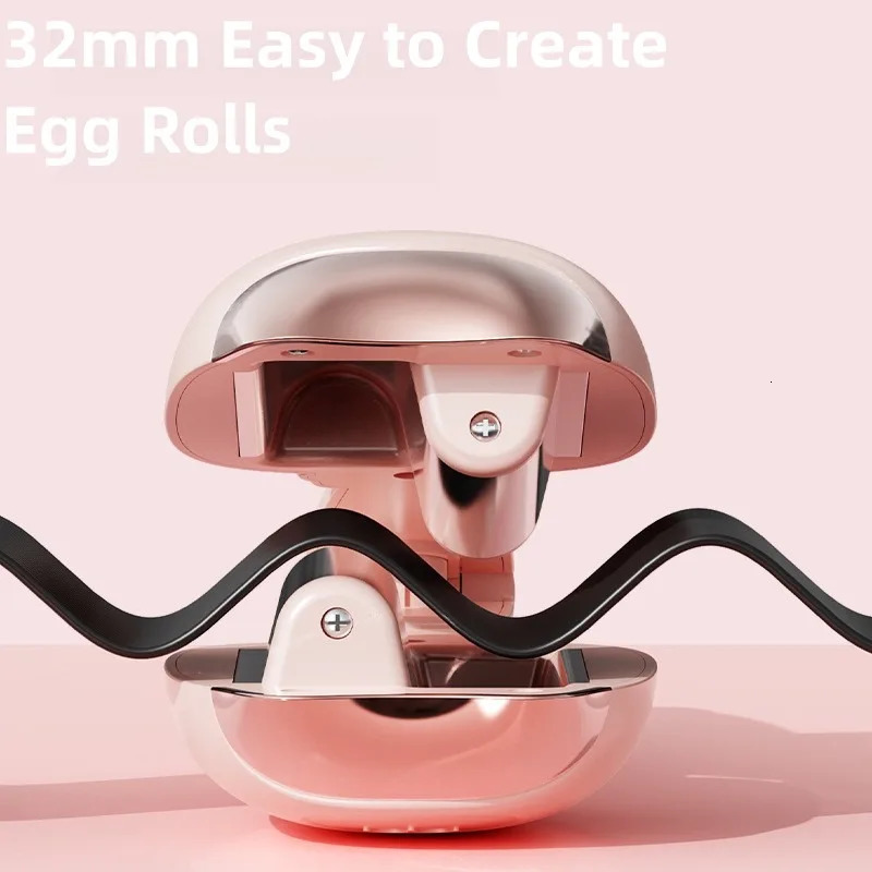 Hair Curling Iron 32mm Deep Wave Hair Curler 4 Temperature Adjustable Fast Heating Crimping Iron Styler Wand for All Hair Style 250214