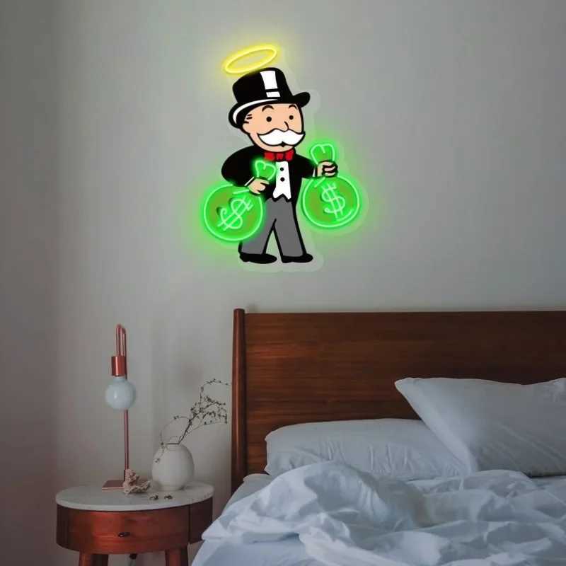 Exclusive cash LED neon lights UV neon lights acrylic art customization LED logo bedroom living room decoration wall art LED neon light decoration Z25