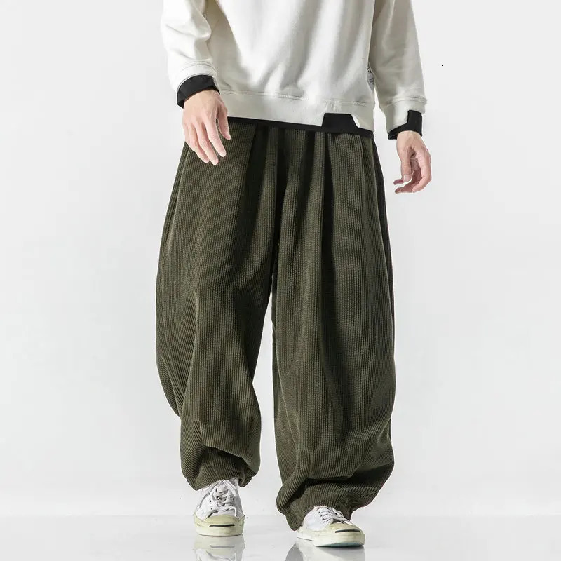 Oversized Mens Casual Trousers Streetwear Harem Pants Fashion Men Woman Long Pants Loose Male Sweatpants Harajuku Plus Size 5XL 250217