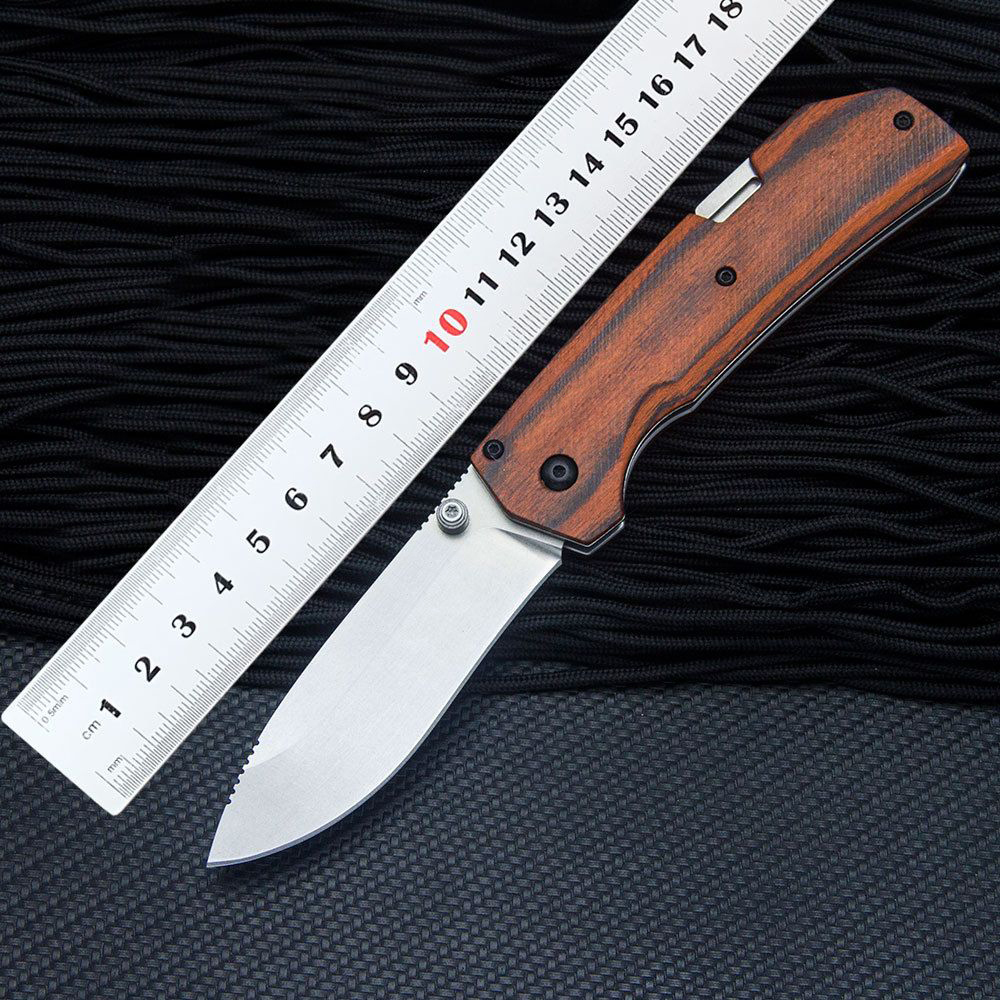 Hotsale 15060 Hunt Creek Folding Knife 3.50 S30V Blade with Gut Hook Dywood Handles - 15060-2