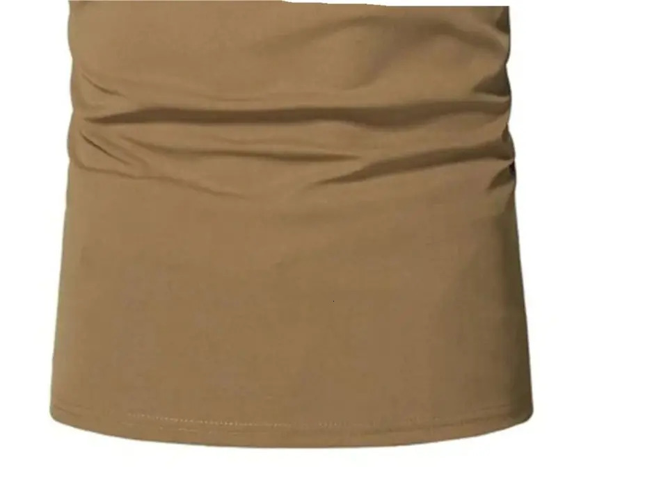 Mens polo shirt solid color short-sleeved zipper lapel T-shirt casual top 250217