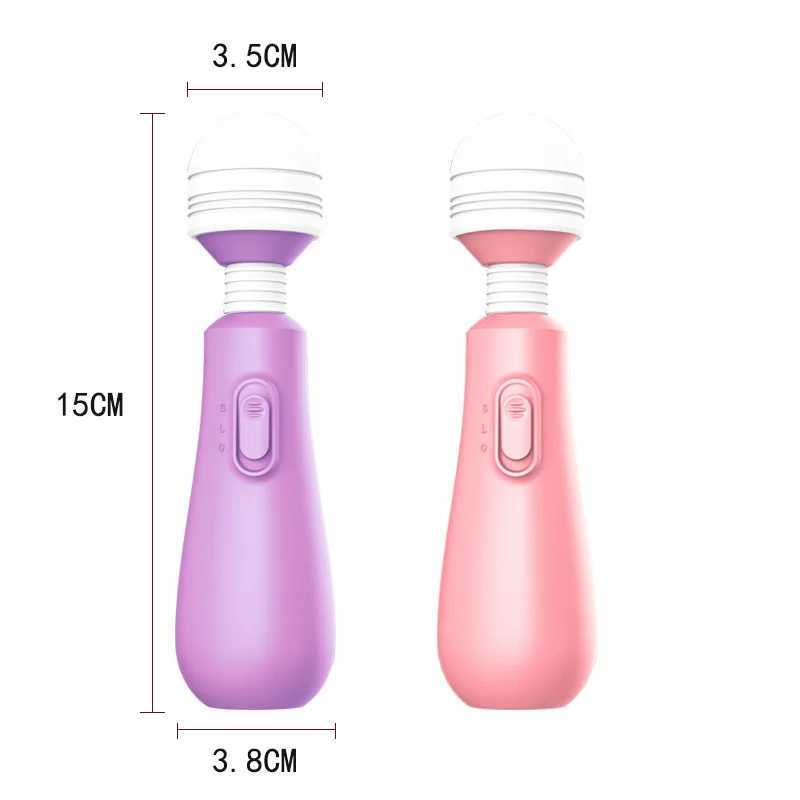 Powerful AV Vibrator for Women Bottle Nipple G spot Clitoris Stimulator Magic-Wand Dildo Female Masturbation Adult Sex Toys 2025XJ250218