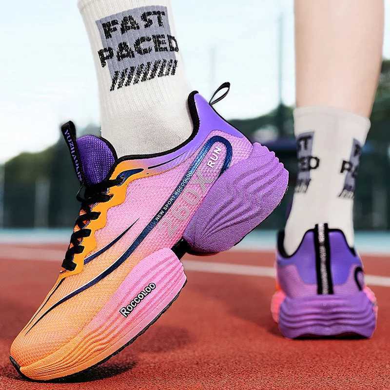Marathon AirCushion Men Sports Running Shoes Breathable Lightweight Women Comfortable Athletic Training Nonskid Sneakers TennisC250304