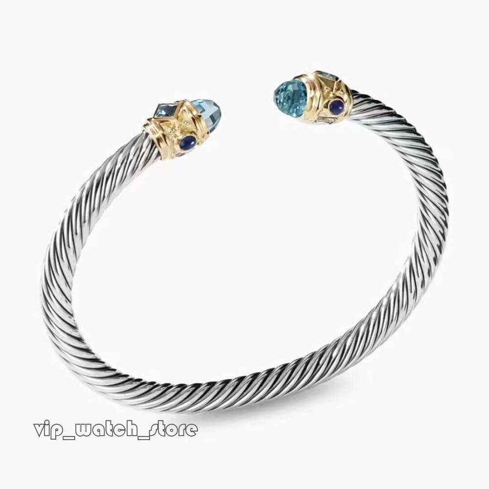 2025 Luxury Designer Bracelet Twisted Pearl Head Women Fashion Versatile Twist Bracelets Jewelry Platinum Plated Wedding Gifts Davidness Yurmenness Bracelet