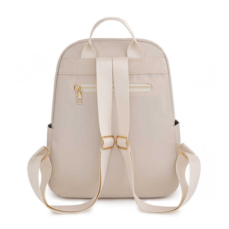 Womens backpack new Fashion white travel backpack casual niche backpack womens bag