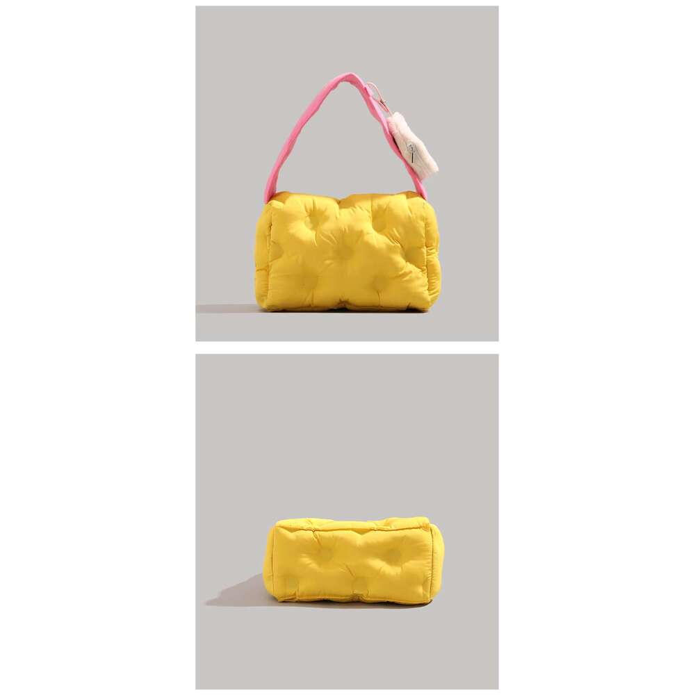 UR niche cute style cheese cube camera pillow bag Women's handbag new luxury designer brand handbag chic