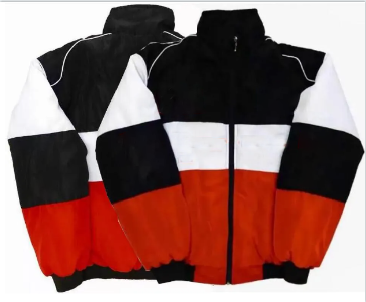 2025 New Racing Jacket Fully Embroidered Team Workwear Same Customisation