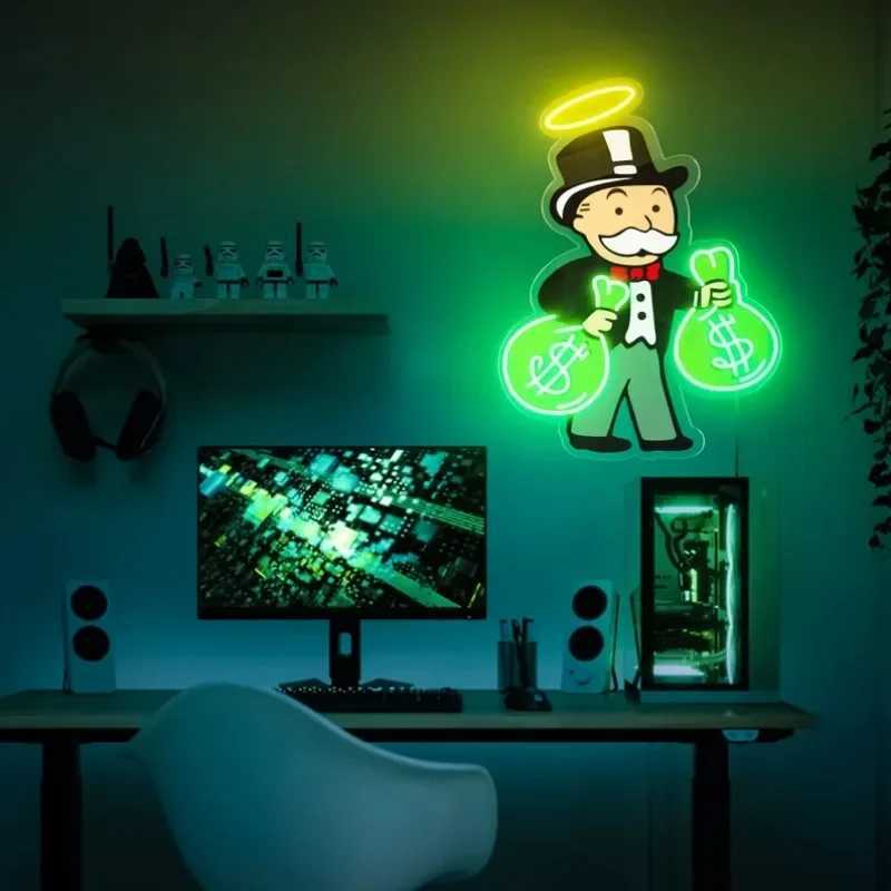 Exclusive cash LED neon lights UV neon lights acrylic art customization LED logo bedroom living room decoration wall art LED neon light decoration Z25