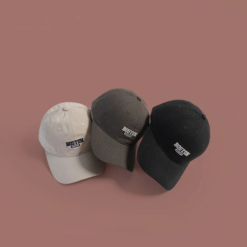 Embroidered baseball cap casual solid color dad hat breathable and adjustable sun hat suitable for womens daily use 250214
