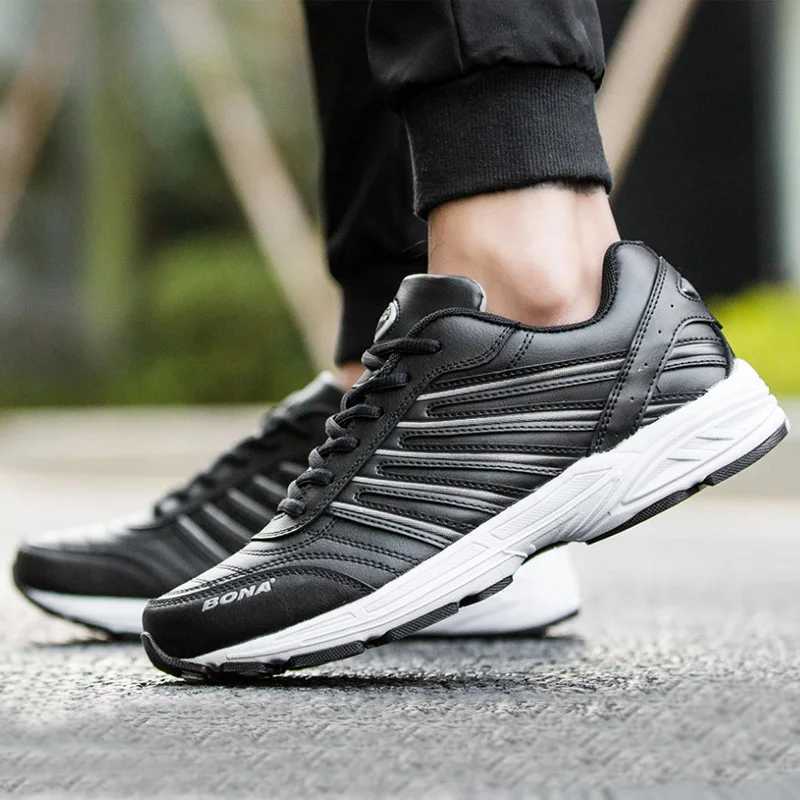 BONA 2023 New Designers Man Comfortable Athletic Footwear Anti-slip and Breathable Outdoor Sports Shoes Men Lightweight SneakersC250304