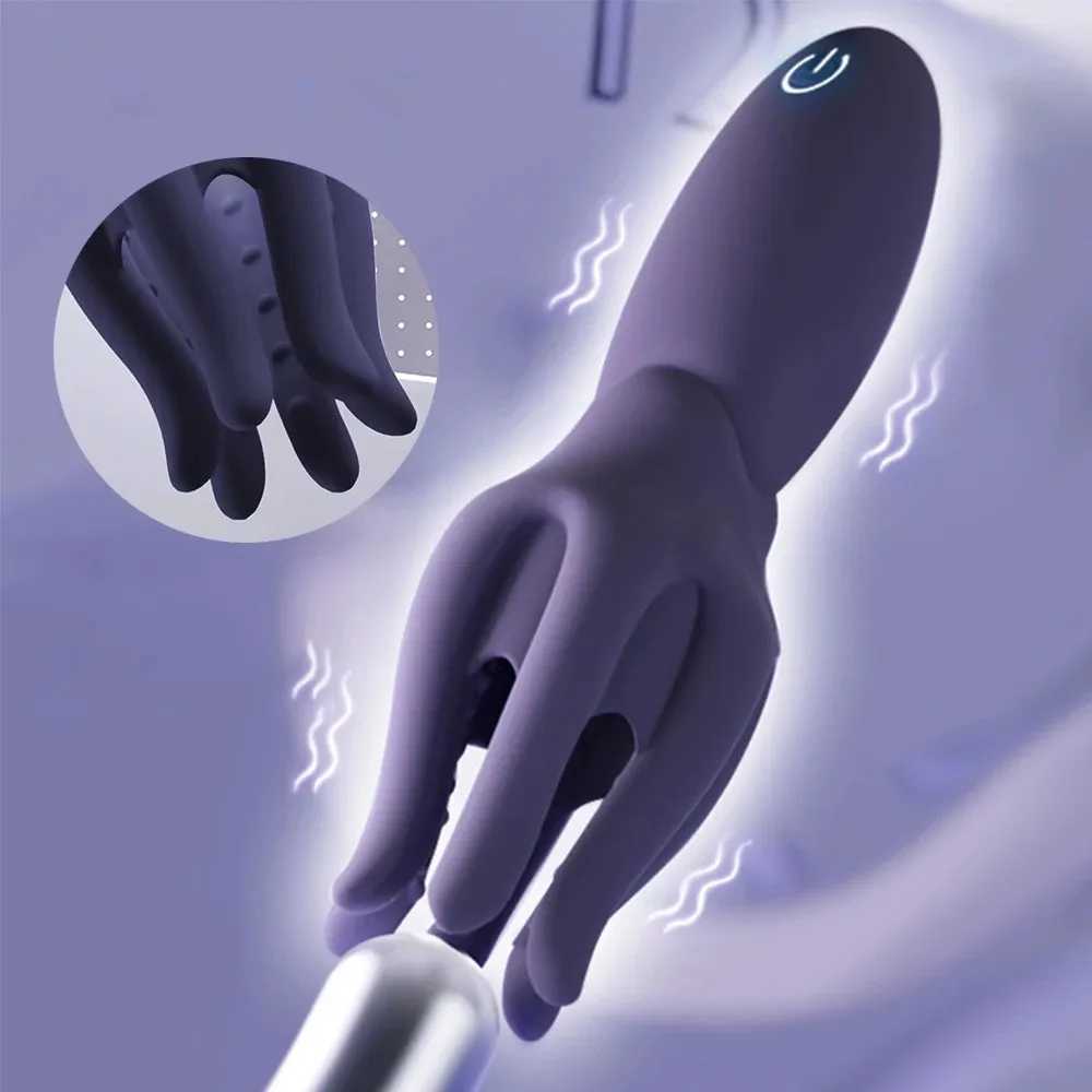 Glans Stimulation Massager Penis Delay Ejaculation Mens Vibrator Male Masturbator Equipment Sex Toys For Men ExerciseXJ250218