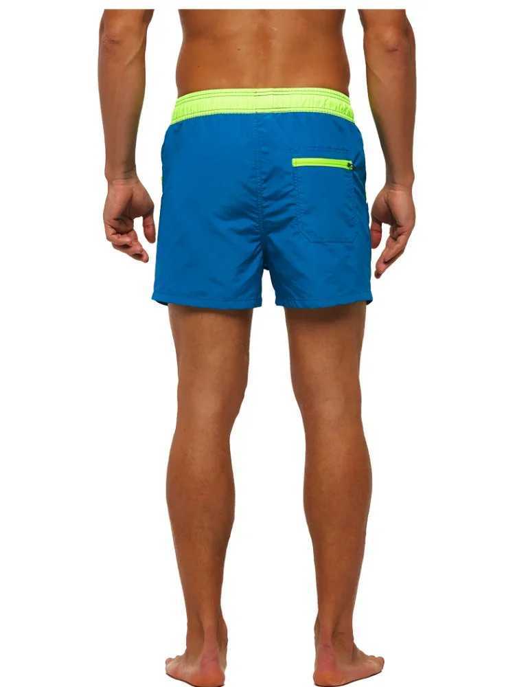 Mens Swimming Shorts Summer Swimwear Trunks Swimsuits Quick Dry Surffing Beach Wear Pants Shorts with Pockets Zipper Black 4XL M250218