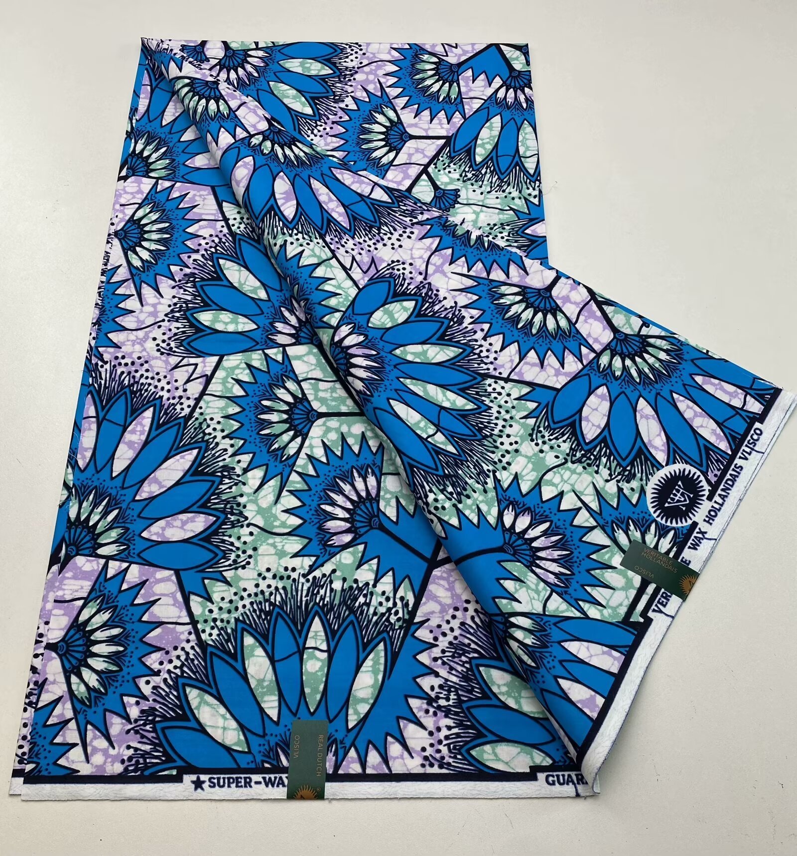 African Prints 100% genuine wax Nigerian DIY textiles Ankara batik fabric sewing fabric block printing Dutch batik high-quality 240530