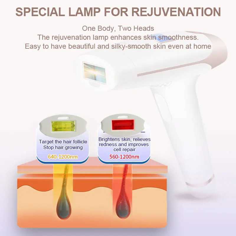 Lescolton 2in1 IPL Epilator Laser Hair Removal for Women T009i Lamp Replaceable Rejuvenation Permanent Painless Bikini Trimmer Z250218