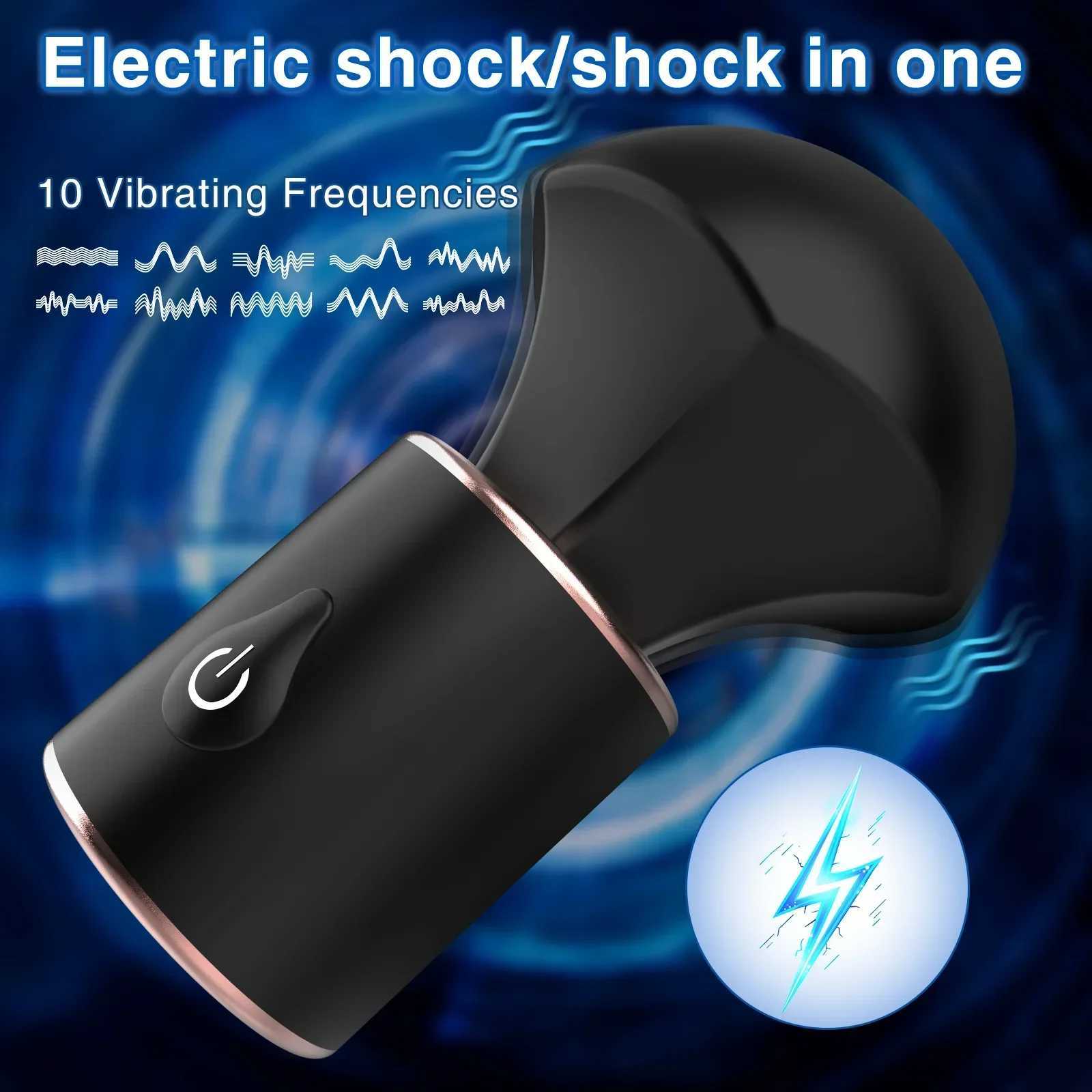 Electric Shock Powerful Magic Wand G Spot Vibrator Clitoris Stimulator Mini AV Nipple Massager Masturbation Sex Toys for WomenXJ250218