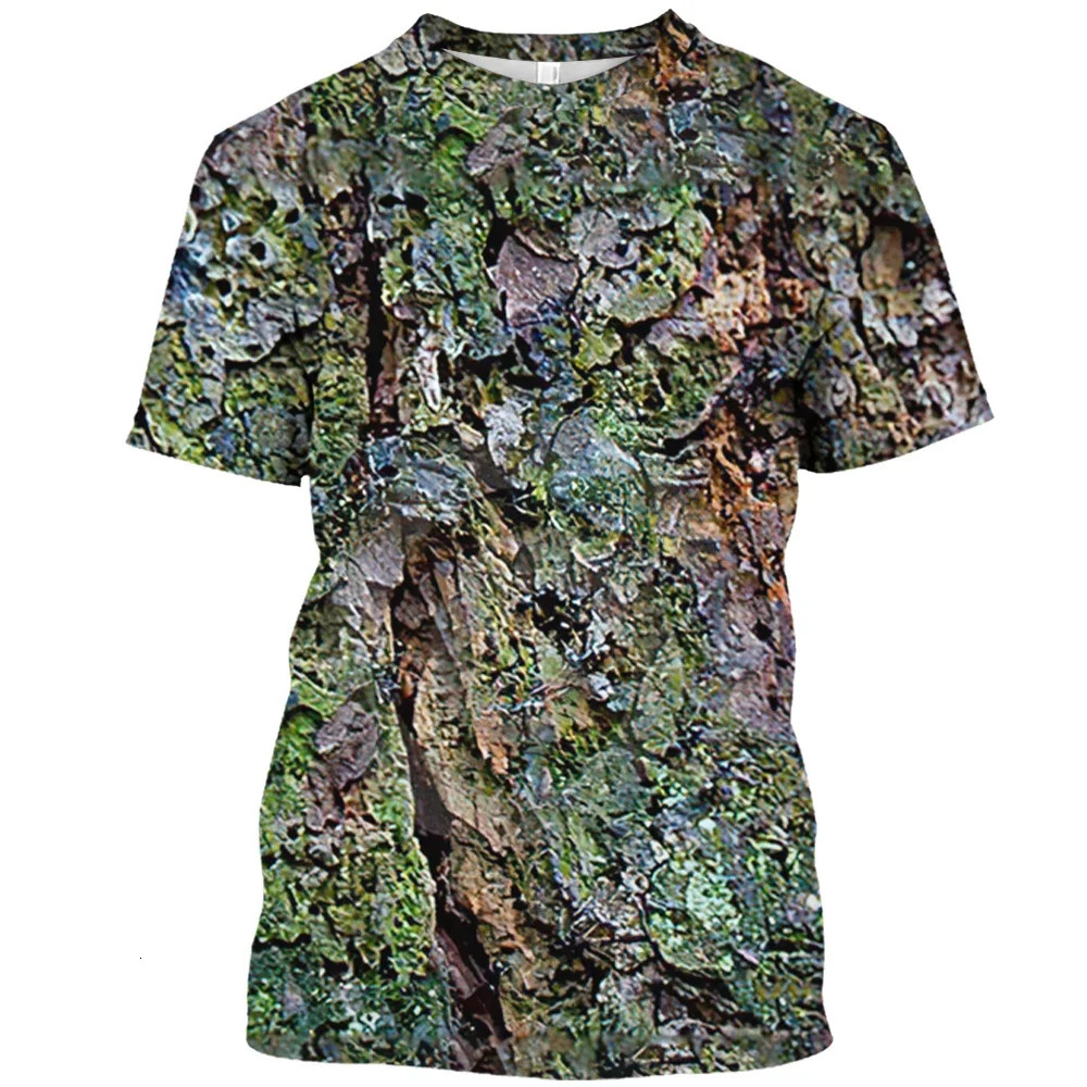 Summer Jungle Camo Pretender T-shirts Outdoor Hunting Camping Camouflage T Shirt Mens Short Sleeve Round Neck Oversized T-shirt 250217