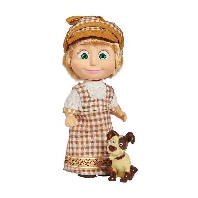 Mashas and The Bear Doll Toy Classic Set Anime Figure Collectible Bear Model Doll Room Decor Surprise Toy New Yer GiftXJ250218