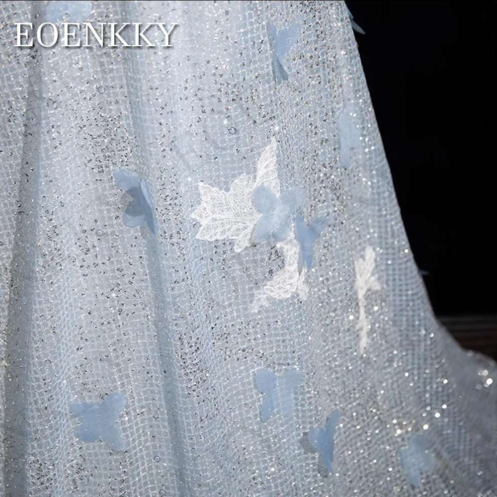 Off Sparkly Shoulder Prom Dress Blue Appliques D Butterfly Special Ocn Dresses A E Glitter Women es