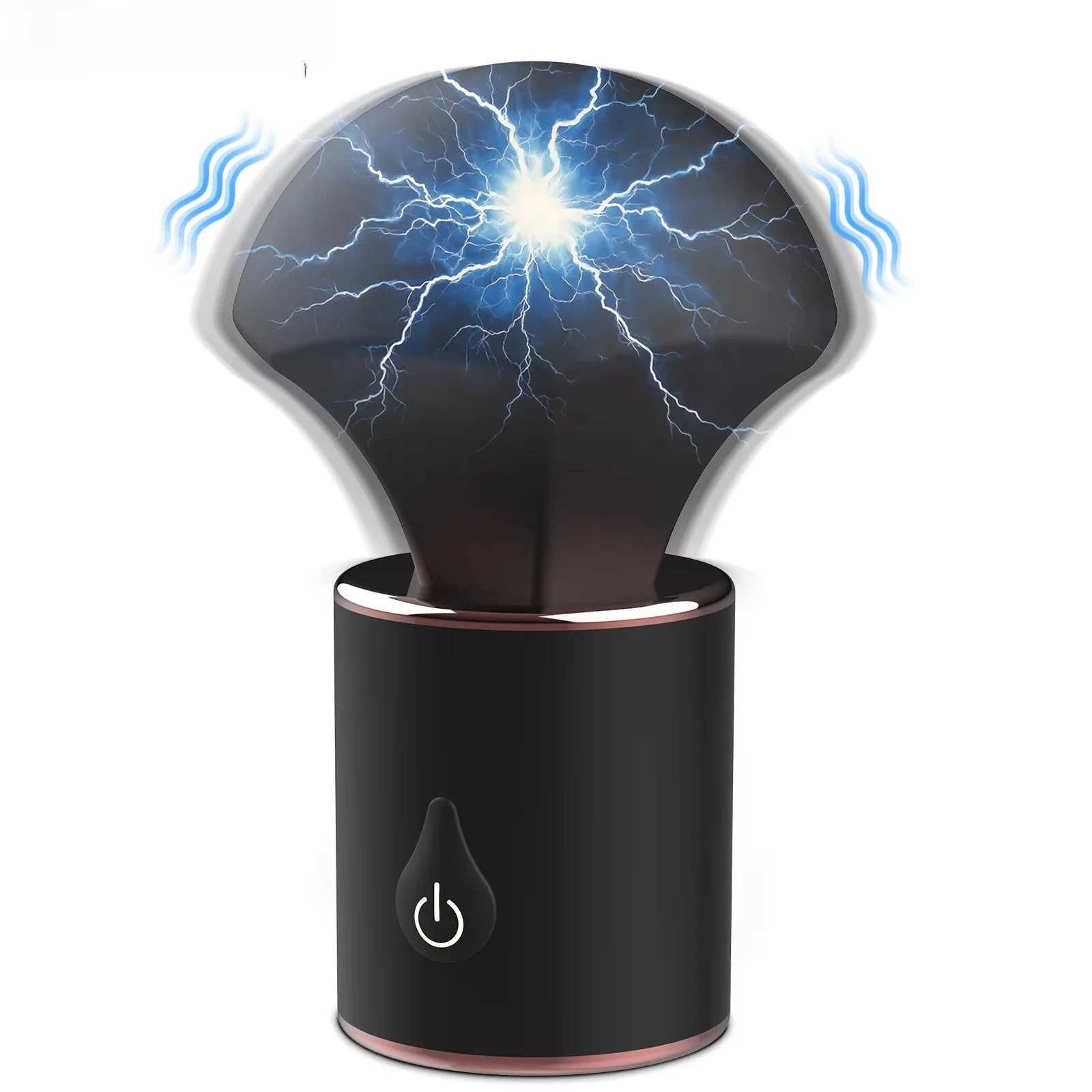 Electric Shock Powerful Magic Wand G Spot Vibrator Clitoris Stimulator Mini AV Nipple Massager Masturbation Sex Toys for WomenXJ250218