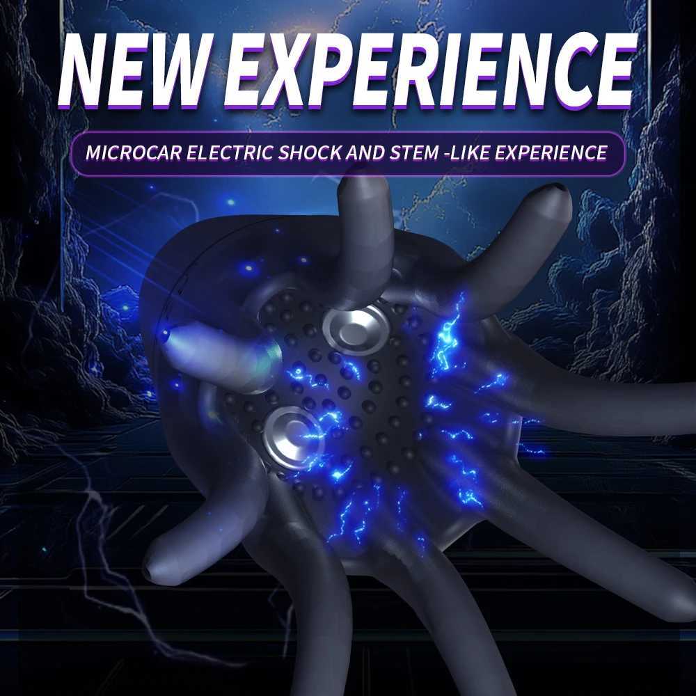 Male Masturbator Penis Vibrator with 0 Vibrating Modes Male Stroker Penis Trainer 360Training Wrapped Adult Sex Toys for Men W250218