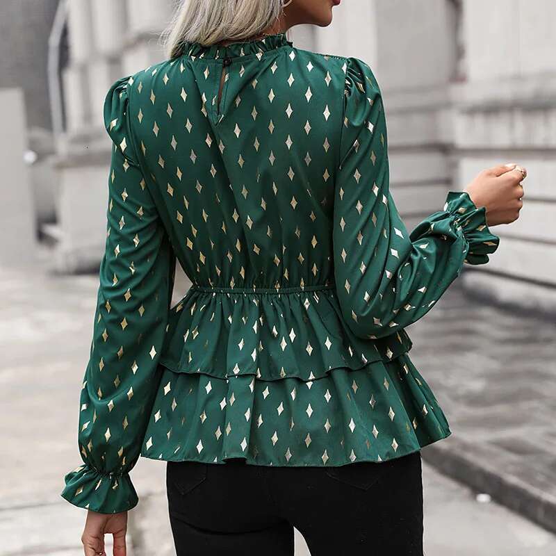 Autumn New Fashion Women's Slim Fit Shirt Long Sleeved Women