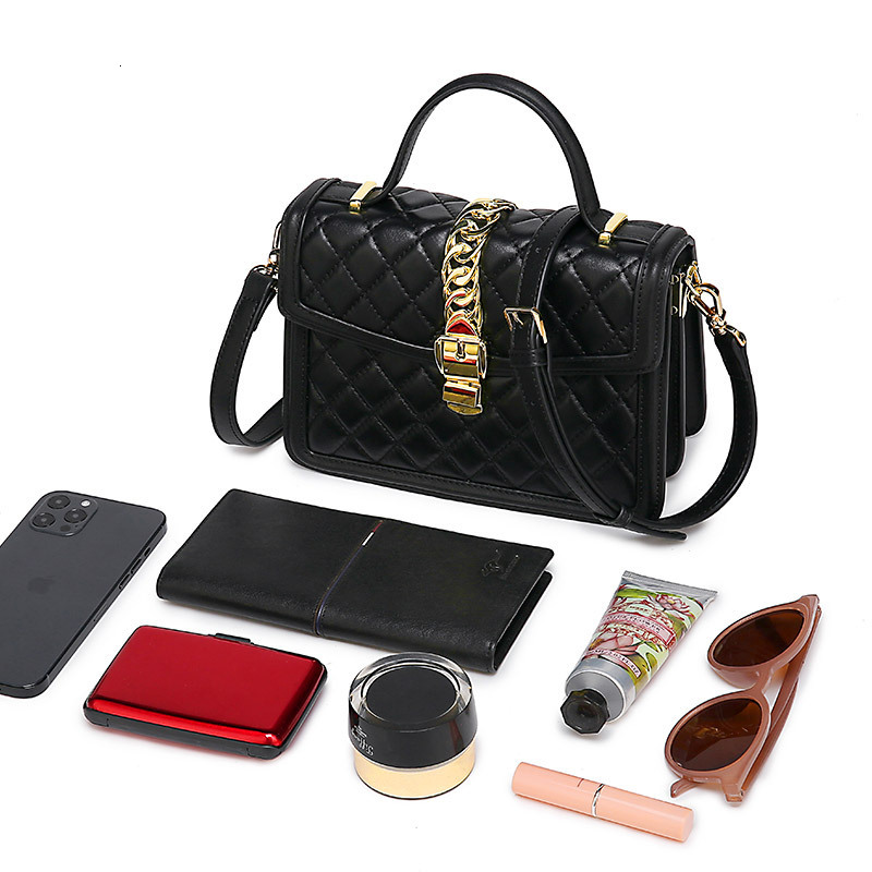 Designer Designer New Trendy Fashionable Diamond Grid Small Square Personalized And Stylish, Simple Crossbody Women's Bag, Handbag