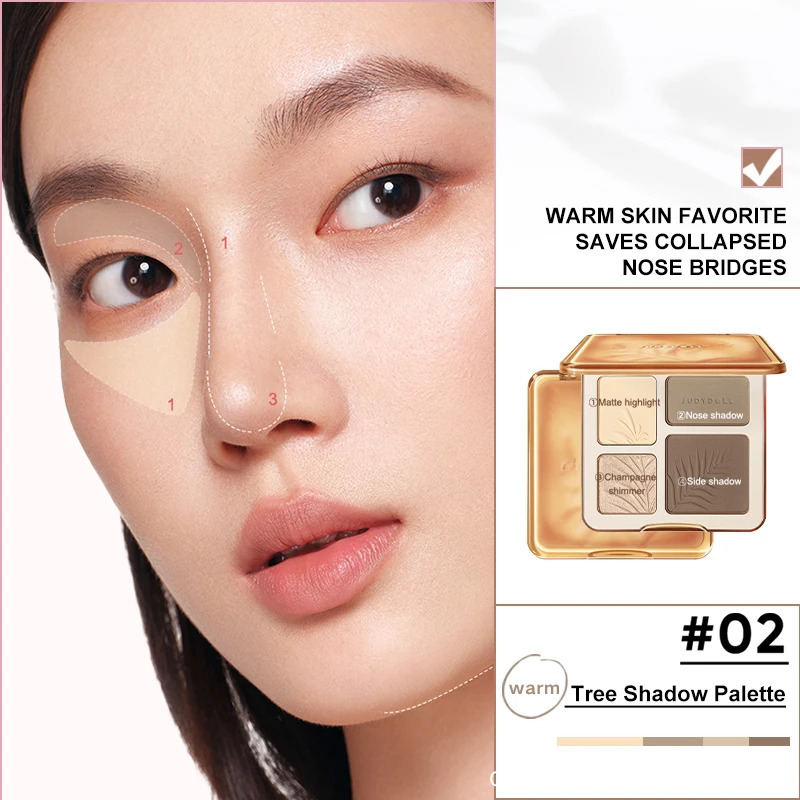 Judydoll Highlight Contouring Palette Facial Comprehensive Contour Palette Matte Highlight Expansion 250214