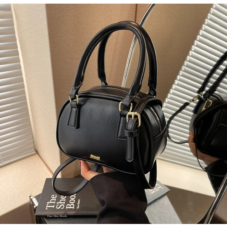 PU Leather Retro Mini Crossbody Bag for Women Korean Fashion Lady Soft Handle Daily Handbags Classic Red Bridal Bag 250217