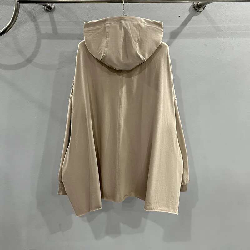 HKSH Men's Tide Dark RO Style Autumn Winter New Gothic Portrait Embroidery Hooded Cardigan Zipper Hoodie Chic Cotton Coat HK2362