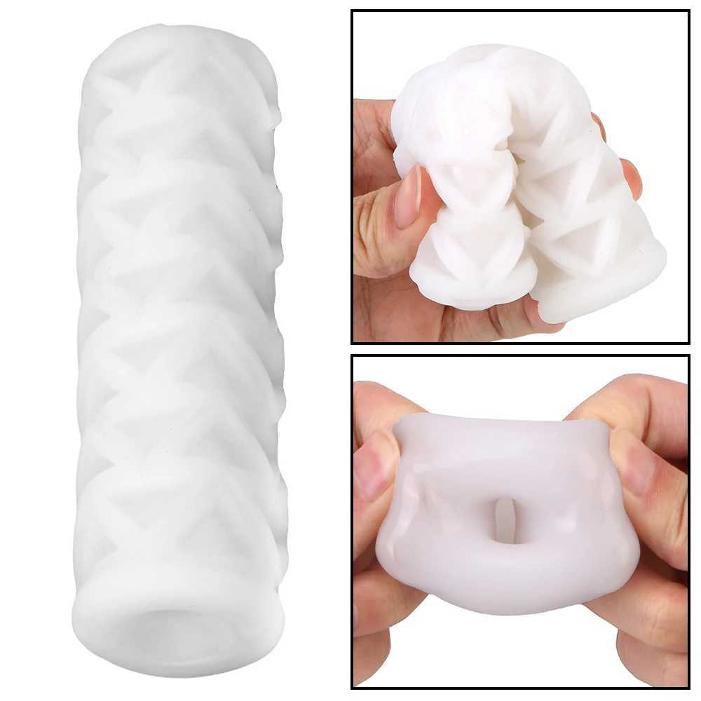 TPE Deep Throat Realistic Vagina Oral Mouth Blow Job Erotic Male Masturbator Cup Sex Toys For Men W250218