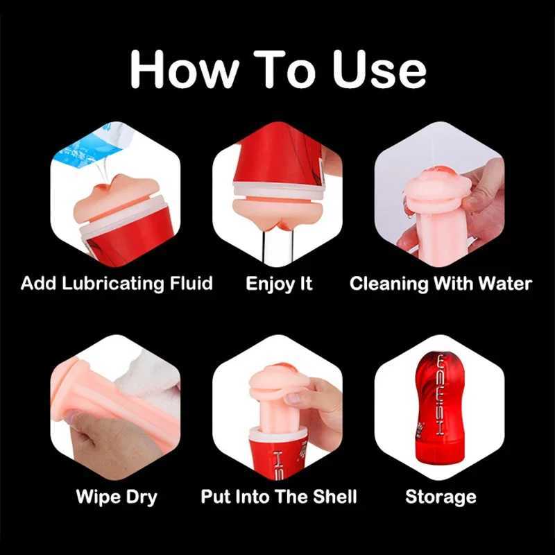 Sex Toys for Men Pocket Pussy Real Vagina Male Masturbator Sucking Cup 3D Silicone Artificial Anal Mouth Toys for Adults 8 W250218